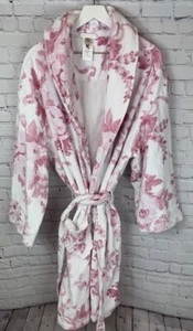 NWOT POTTERY BARN TEEN LoveShackFancy Pink Garden Damask L/XL Robe “mila” - Picture 1 of 6