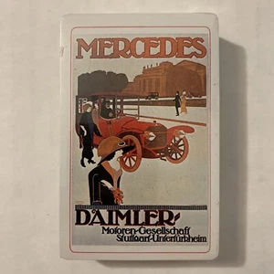 Sealed Vintage 1970s Mercedes Daimler Deck Of Playing Cards New Automobile Ad - Picture 1 of 4