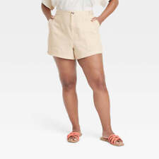 Women's High-Rise Utility Shorts - Universal Thread™ Tan 17