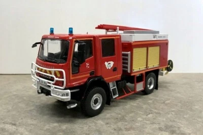 Ixo SB 1/43 Camion Vigili Del Fuoco  Magirus Camiva Iveco 150 E28 WS 4x4  Nuovo - Immagine 1 di 4