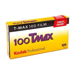 Kodak T-Max 100 120 5er Mhd 06-2022 Rollo Película Formato Medio S/W B/W - Imagen 1 de 1