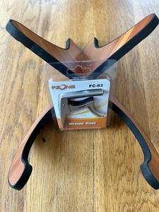 FZone Ukulele Capo & Wooden Ukulele Stand - Picture 1 of 3