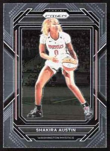 2023-24 Panini Prizm WNBA Base #70 Shakira Austin Washington Mystics