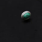 925 Sterling Silver Charm Turquoise Stud Earrings Thai Silver Men Women Jewelry 