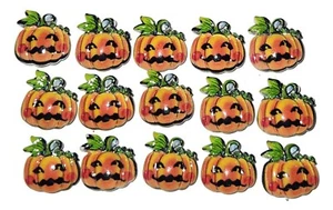 JACK O LANTERNS Tachuelas para Pulgares Halloween - Juego de 15 Prendedores Deportivos Decorativos Hechos a Mano - Imagen 1 de 3
