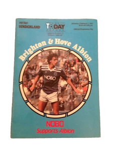 BRIGHTON & HOVE ALBION V SUNDERLAND - DIVISIONE DUE - 7/2/1987 - Foto 1 di 1