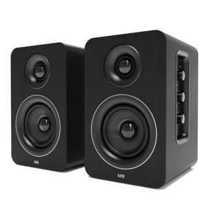 Bookshelf Speaker with Bluetooth, Optical, RCA - AZATOM Equinox M3 Black - Picture 1 of 10