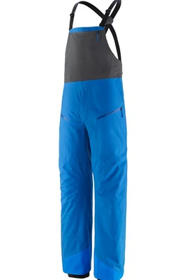PATAGONIA SnowDrifter Snow Babero Pantalones Hombre Pequeño Andes Azul Nuevo $399 Foto 1 de 4