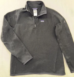 Patagonia Better Sweater schwarz 1/4 Zip Pullover Fleecepullover Damen Large - Bild 1 von 7