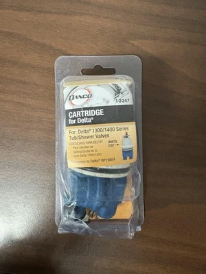 Cartucho Danco 10347 para válvulas de bañera/ducha Delta 1300/1400 RP19804 tapa blanca Foto 1 de 2