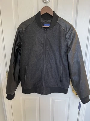 Apt. 9 Men's Mixed Media Varsity Bomber Jacket NWT - Image 1 of 4