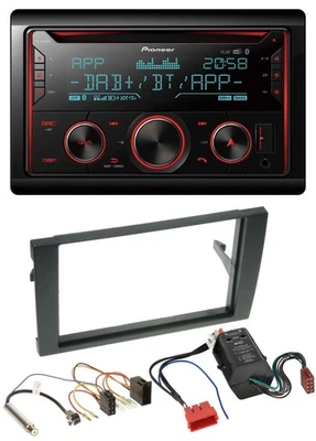 Pioneer 2DIN DAB MP3 Bluetooth USB CD Autoradio für Audi A4 B6 B7 00-08 Bose Akt - Bild 1 von 4