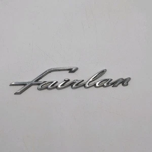 Vintage Ford Fairlane Emblem OEM 60s 70s DAMAGED MISSING THE "E" - Picture 1 of 3