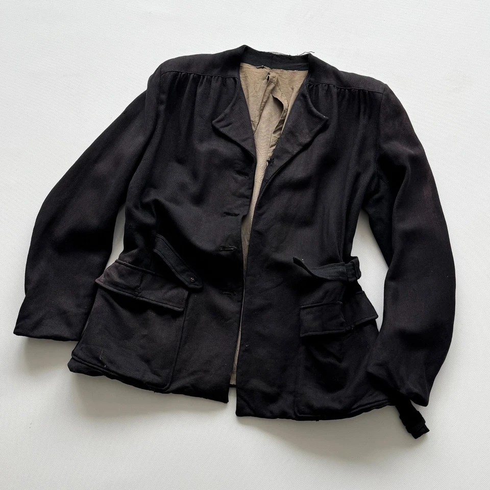 Chaqueta de lana descolorida antigua alemana vintage de los años 30 para mujer Foto 1 de 4