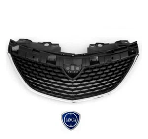 PARRILLA MÁSCARA CALANDRA LANZA YPSILON Y NEGRA / CROMADA DE 2015 A 2020 - Picture 1 of 1