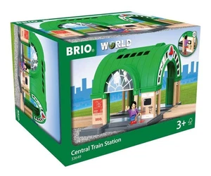 BRIO World Central Train Station for Kids Age 3 Years Up - Compatible with all B - Picture 1 of 6