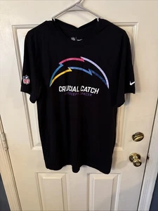 Medium Crucial Catch Los Angeles Chargers T Shirt Nike NWT  - Picture 1 of 9