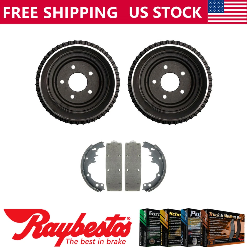 Kit de tambores de freno delanteros y zapatas de freno para Pontiac GTO 1964-1965 - Raybestos Foto 1 de 4