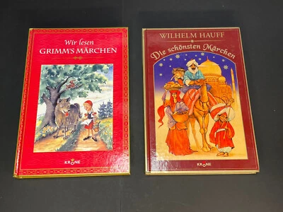 2x Bücher: Die schönsten Märchen/Hauff, Wilhelm, Grimm‘s Märchen (KRONE) #4001 - Bild 1 von 4