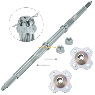 Rear Axle Shaft W/ Wheel Hub Nuts for Honda TRX300 Fourtrax 300 2X4 1992-2000 - Image 1 of 4