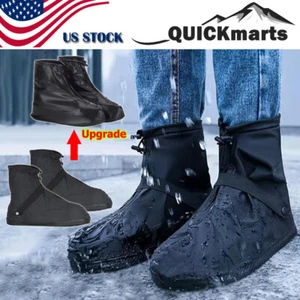 Cubierta antideslizante para zapatos de lluvia reutilizable impermeable de silicona cubrezapatos botas protector - Imagen 1 de 28