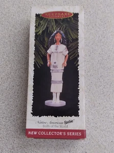 Hallmark Keepsake Ornament Native American Barbie Vintage Christmas 1996 NIB - Picture 1 of 5