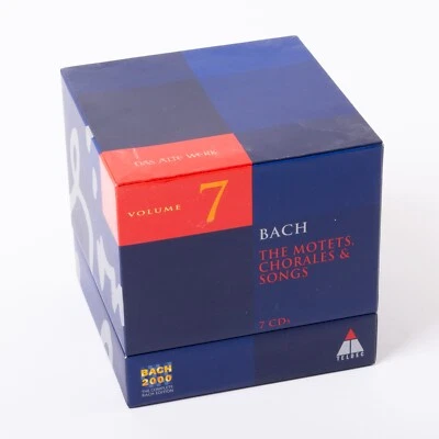 Bach The Motets, Chorales & Song Volume 7 Teldec 7-CD Box Set Foto 1 de 4