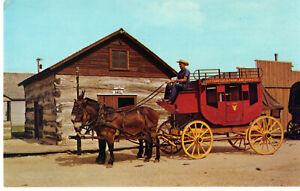 Old Abilene Town Stagecoach, Catch a Ride in Abilene, KS Postcard