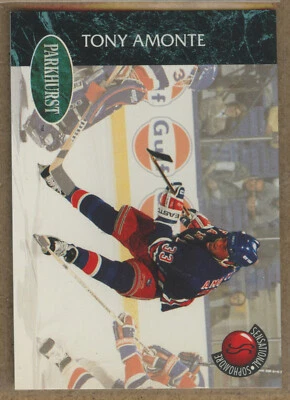 1992-93 Parkhurst #235 Sensational Sophmores Tony Amonte New York Rangers - Image 1 of 2