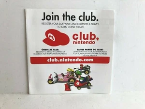 Nintendo Club Mario Kart DS Onsert Replacement ONLY - Picture 1 of 1