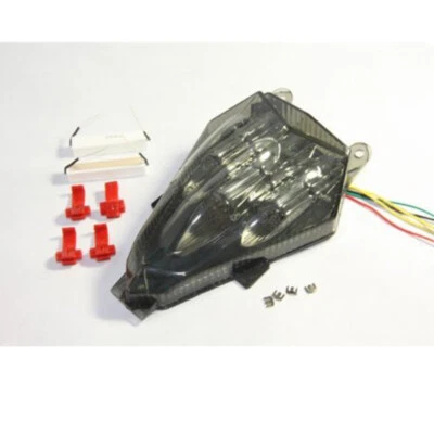 Motorcycle Smoke LED Tail Brake Turn Signal Light For Yamaha YZF-R6 2006-2013 - Imagem 1 de 4