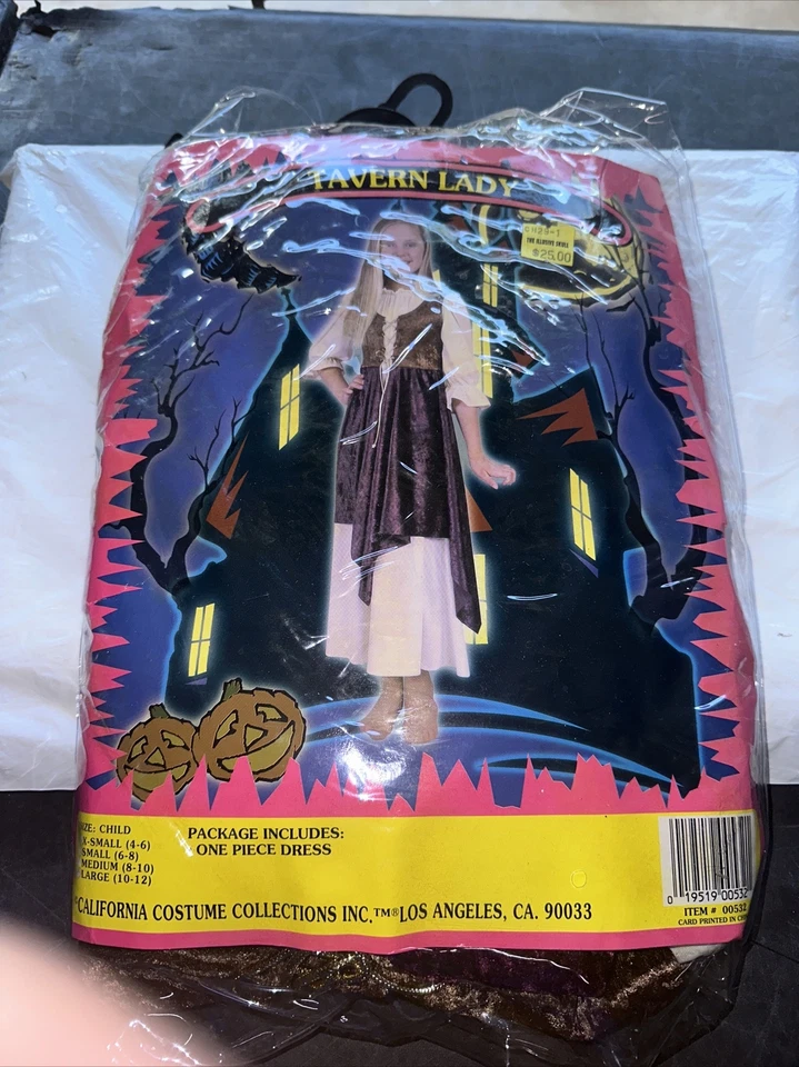 Oktoberfest Taberna Dama Cerveza Mujer Niño Disfraz Grande 10-12 - ¡NUEVO! Foto 1 de 1