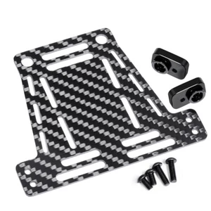 Bandeja de batería placa de montaje ESC fibra de carbono para coche de carreras 1/10 Team Associated DR10 - Imagen 1 de 7