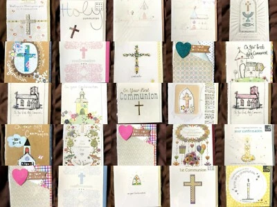 Choice of 38 designs - Communion, Confirmation, first 1st Holy Communion etc. - Image 1 of 4