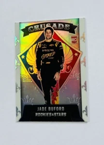 JADE BUFORD 2022 Panini Chronicles Rookies Stars NASCAR Silver Prizm Crusade #13 - Foto 1 di 4