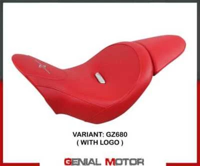 Funda sillín asiento Dubai rojo + logo T.I. para Ducati X Diavel 2016 > 2023 Foto 1 de 2