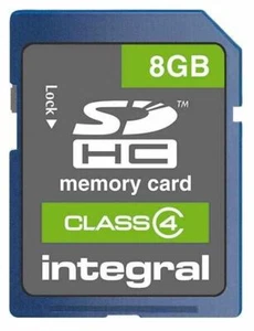 INTEGRAL - 8GB Class 4 SDHC Memory Card - Picture 1 of 1