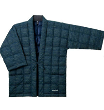 Mont-bell Down Jacket Traditional Japanese Hanten Size L Dark Navy Light & Warm