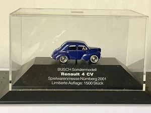 ✅ Busch SOMO Spielwarenmesse 2001 1:87 Renault 4 CV (DL123-16R3/4)-4 - Bild 1 von 7