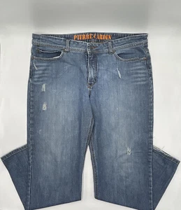 Pierre Cardin Jeans Women’s Size 16 Blue Straight Leg Low Rise Pants C323 - Picture 1 of 11