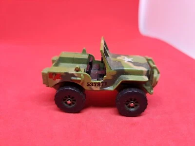 Jeep Ford GP Maisto Gi Joe 2001 vintage verde camuflaje escala 1:64 suelto Foto 1 de 4
