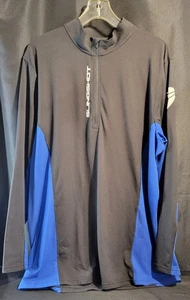 Camisa Pullover Polaris Slingshot Manga Larga 1/4 Cremallera Para Hombre Negra Azul 2XL  - Imagen 1 de 9