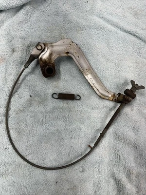 Pedal de freno trasero Kawasaki Kx 80 1986 1987 43001-1189 cable de freno y resorte Foto 1 de 3