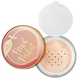 Too Faced Peach Perfect Mattifying  Setting Powder Translucent Peach Whisper Box - Picture 1 of 3