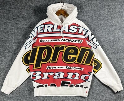Supreme Everlasting Hoodie Sweatshirt Mens Size Medium AOP Box Logo Pullover - Image 1 of 4