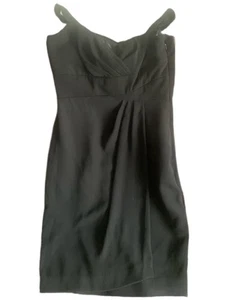 Pre Owned Women's Jones New York Dress Sz 4 Sleeveless Classic Black Style - Picture 1 of 6