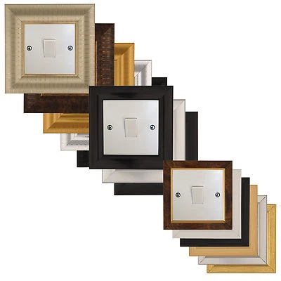 ELEKTEK Interruptor de luz placa de dedo envolvente Rivoli Milano Verona diseños modernos elección