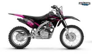 Graphics Kit for Honda CRF125F (2019-2024) CRF 125F Ominous Series-Magenta Shift - Foto 1 di 7
