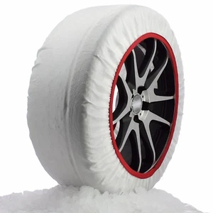 Husky Textile System Car Winter Wheel Tyre Ice, Frost & Snow Chain Socks - XXL - Picture 1 of 8