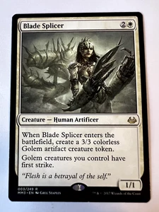 MTG Magic The Gathering Modern Masters 2017 Blade Splicer  Rare LP - Picture 1 of 2
